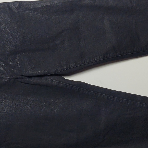 HUDSON Noa Mid-rise Straight Coated Cropped Stretch Jeans Size 31 - Picture 4 of 16